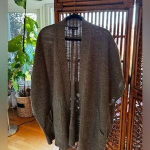 BANANA REPUBLIC OPEN CARDIGAN SLEEVELESS - GREEN